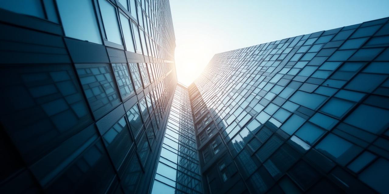 Abstract architectural detail showing precise geometric lines and shadows